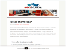 Tablet Screenshot of ideasparadecorar.es
